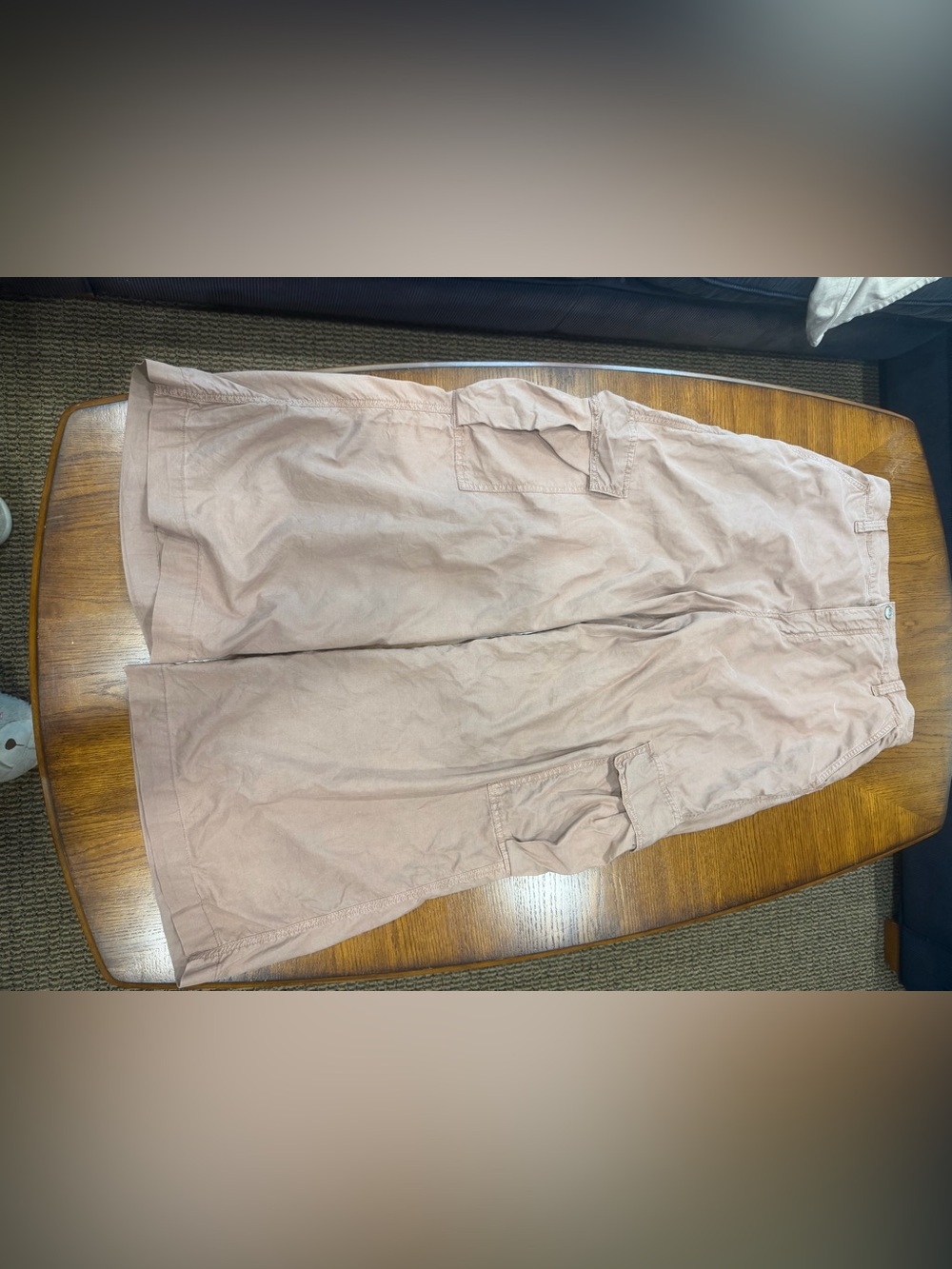 Women’s Casual Cargo Pants in brown